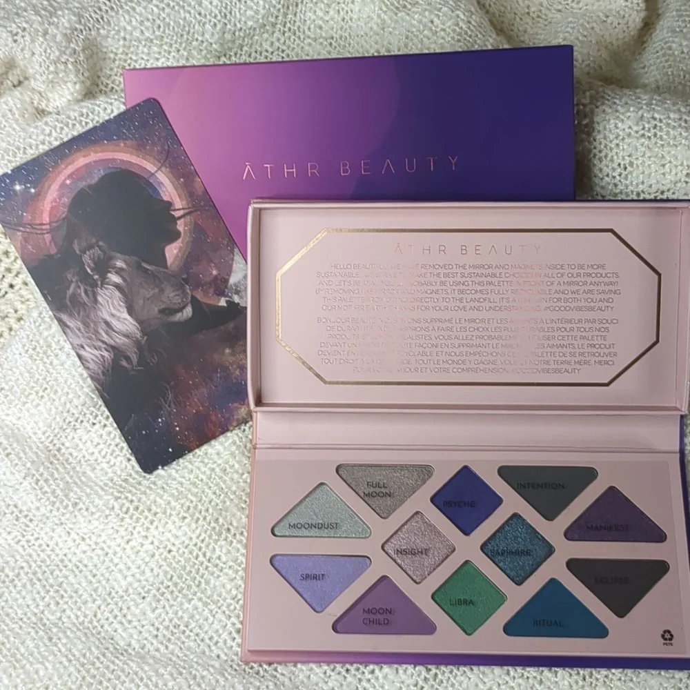 ĀTHR Beauty MOONLIGHT CRYSTAL PALETTE, 8 X 1.5g/0.05oz4 X 1.25g/0.04oz